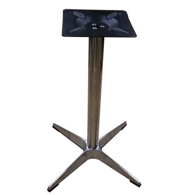 China Modern Design 4 Star Metal Aluminum Unique Single Table Leg Base Table Bases Outdoor Furniture for sale