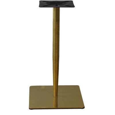 China Home Furniture Stainless Steel Table Base Modern Design Furniture Gold Marble Color Metal Cafe Dining Table Leg Modern Hotel for sale