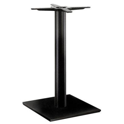 China Post modern square black design cast iron table base for dining table for sale