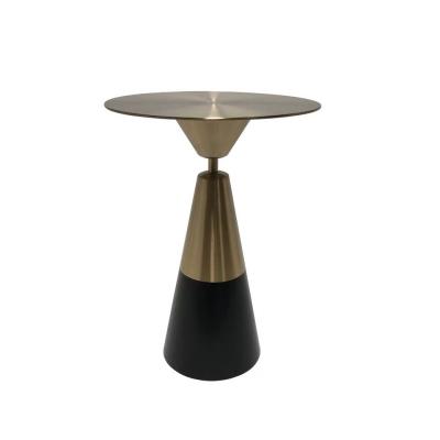 China High Quality Convertible Stainless Steel Modern Black Color Living Room Small Gold Color Table Tea Table Side Table Top for sale