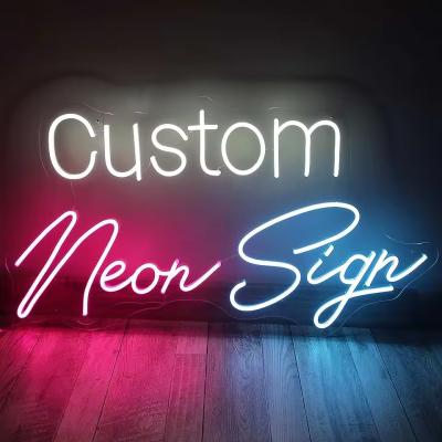 China Vertical LED Neon Sign Acrylic Flex Neon Light Board Shop RoHS for sale