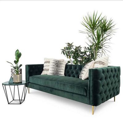 China China Market Light Modern Style Foldable Luxury Velvet Material Sofa In Living Room Waiting Bench For Living Room for sale