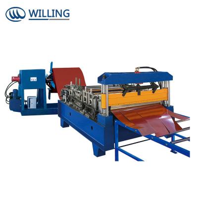 China Building Material Stores Cut To Length Machine Strip Forming Machine Light Metal Steel Best Cut To Length Line for sale