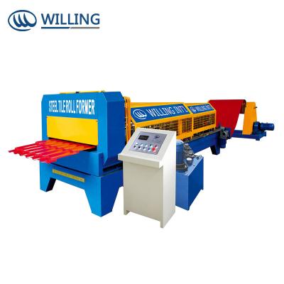 China Building Material Shops Good Price Steel Corrugated Roofing Sheet Making Roll Forming Machine for sale