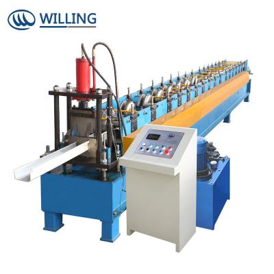 China Building Material Stores K U Style Seamless Gutter Machine for sale