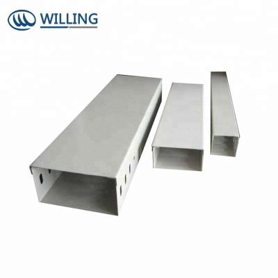 China Revit Galvanized Residential Steel Retractable Cable Tray Weight With Cover for sale