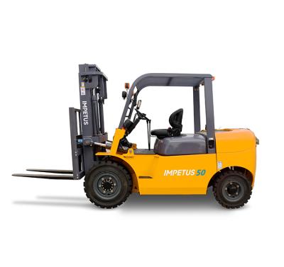 China Manufacturing Plant Hot Sale 5ton 5t 4x4 4.5 Diesel Operated Forklift Cpcd50 5.0 5 Tonne Ton China Truck Price for sale