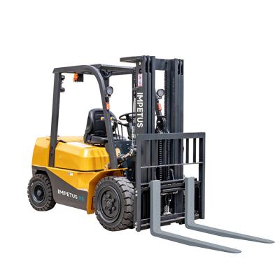 China Manufacturing Plant China Outdoor 3.5ton 3.5 Ton Small 3.5t Diesel Forklift Truck Price Of Forklifts With 6m Lift Height for sale