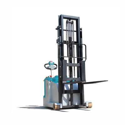 China Material Handling Electric Pallet Stacker Semi Self Load Full Forklift Small 1000kg 1.5t 1.5 1 Ton 4 M 1500kg For Transport Good for sale