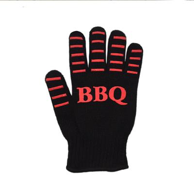 China Durable Hot Selling Heat Resistant Oven Heat Resistant BBQ Gloves Cotton Microwave Kitchen Cooking Gloves for sale