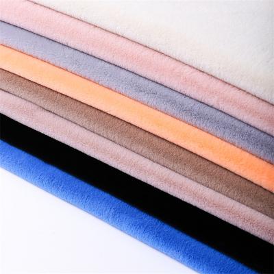 China Cheap Price Anti-rust Design Fabric Manufacturer Faux Fur Material Cloth Plush Wholesale Plush Fabrics for sale