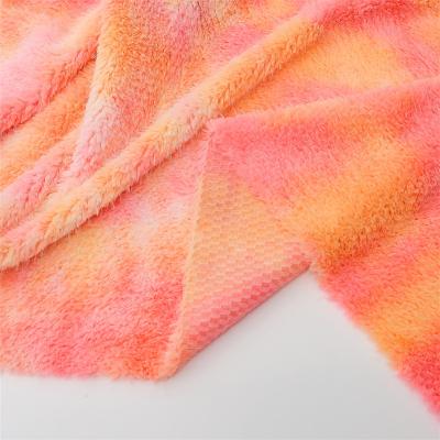 China Wholesale hot plush minky soft fabric plush fabric factory Anti-rust treatment acrylic fabric for lion plush toy for sale