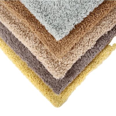 China 2022 Multicolored Tear-resistant Wholesale High Quality 100% Polyester Fleece Teddy Bear Fur Fabric For Blanket for sale