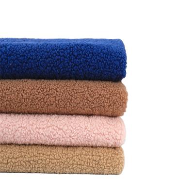 China High Quality Knitted Weft Cheap Fleece Types Tear-Resistant Polyester Fleece Microsoft Fabric for sale