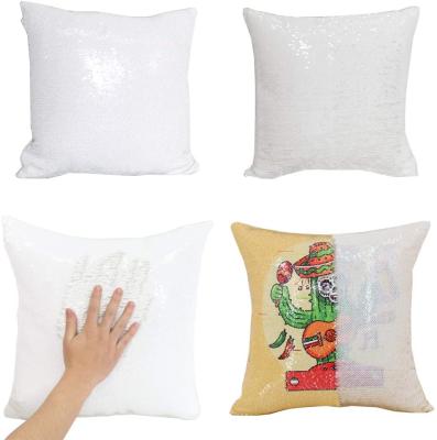 China Non-Toxic Sublimation Sequins Pillow Case For Christmas Decoration / Gifts for sale