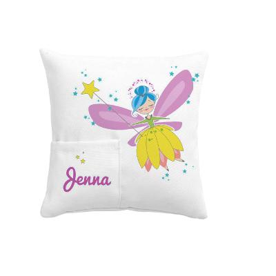 China Viable Blank 20*20cm Canvas Natural Mini Pocket Pillow Cases Heat Transfer Sublimation for sale