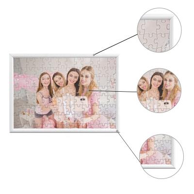 China New Design DIY TOY A4 Size Jigsaw Puzzle Sublimation Blank Blanks High Quality Composite Material Wholesale Sublimation for sale