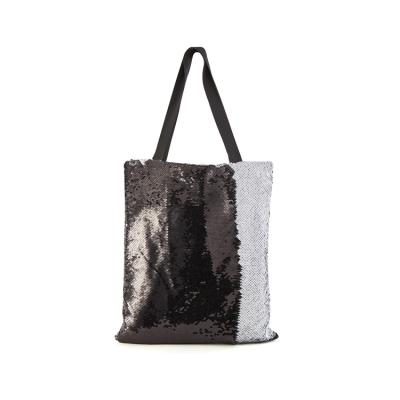 China Wholesale Exquisite Sublimation Blank Fashion Sequin Magic Reversible Tote Bag for sale