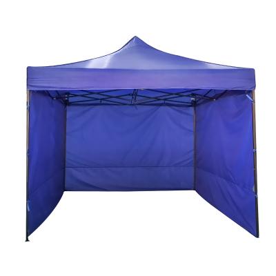 China Sale Solid Color Ventilation Tent Three Sides Window Gazebo Hot Easy Folding Outdoor Rainproof Trade Show Tent for sale