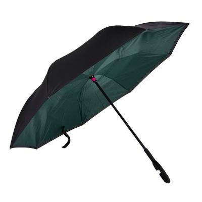 China China C Rubber Modern Men And Women Outdoor Automatic Sun Umbrella Handle Reverse Umbrellas For Rain for sale