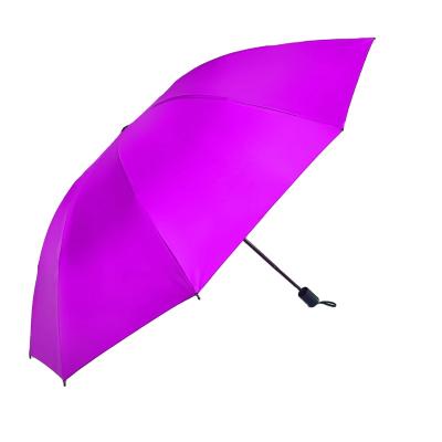 China Modern Factory Sale 3 Folds Automatic Open Narrow Travel Umbrella 23