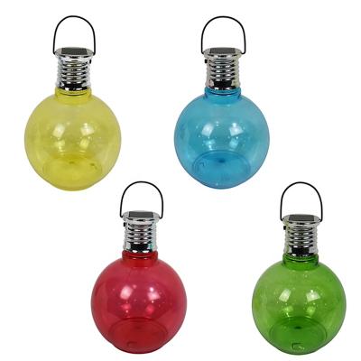 China Garden Clear Color Glass Outdoor Hanging Solar Light Bulb For Park Solar Power Ni-MH Battery ce/rohs KY1979-3 for sale