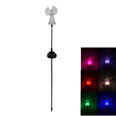 China Garden Angel Solar Powered Garden Stake Lights Outdoor for sale