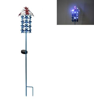 China 2019 Garden Star Solar Powered Christmas Garden Stake Light for sale