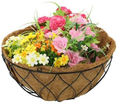 China American Style 8 Inch Biodegradable Coconut Coir Liner Eco Plant Pots for sale