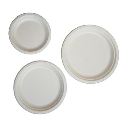 China 100% Natural Disposable Biodegradable Sugar Cane Disposable Dish for sale