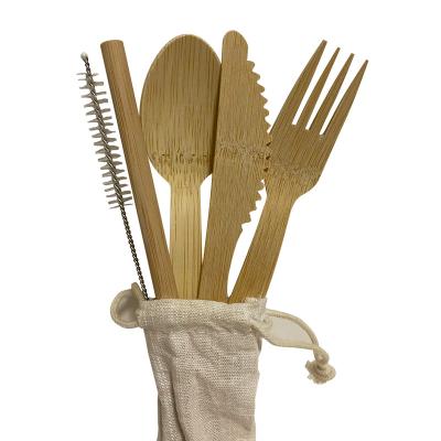 China Restaurant Utensils Disposable Bamboo Cutlery Bamboo for sale