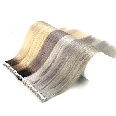 China Wholesale Full Cuticle Hair Invisible Tape In Human Hair Extensions Remy Skin Weft Tape Hair Extensions, 100% Double Drawn Hair Extensions for sale