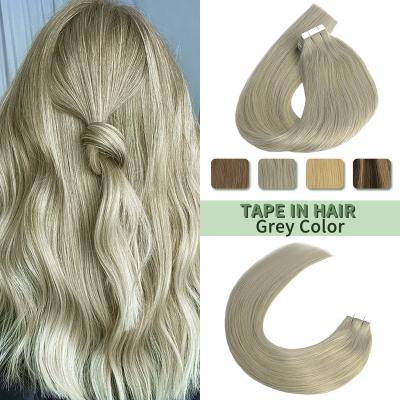 China Neitsi European Curly Hair Tape Extens Silky Straight Natural Tape European Curly Adhesive Magic Tape In Hair 100% Hair Extensions r12/18/22 for sale