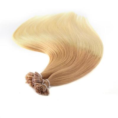 China Neitsi 100% Free Sample Silky Straight European Hair Extens U Tip Hair Nail U Tip Hair Extension T27/60 for sale