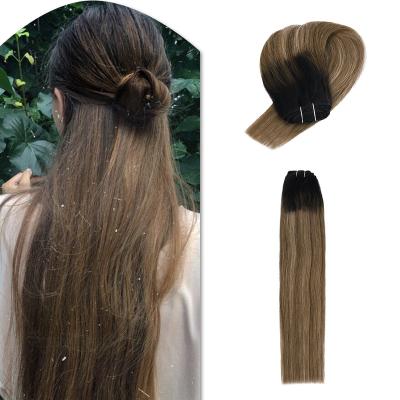 China Neitsi Silky Straight Clip In Machine Hair Extensions Real Remy Natural Hairpiece Clips On European Brazilian Remy Human Hair 100% Keratin for sale