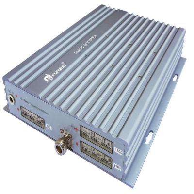 China KUNRUO TRI band frequency repeater 2G 3G 4G mobile signal boosterCDMA800+GSM900+DCS1800 179*135*46mm for sale