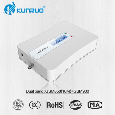 China Kunruo 65dB DCS1800+WCDMA2100 3G 4G GSM Dual Band Signal Amplifier Home GSM Signal Booster 178*98*31mm for sale