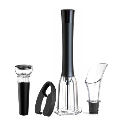 China Multifunctional Custom Viable Hot Selling Amazon Corkscrew Wine Opener Set for sale