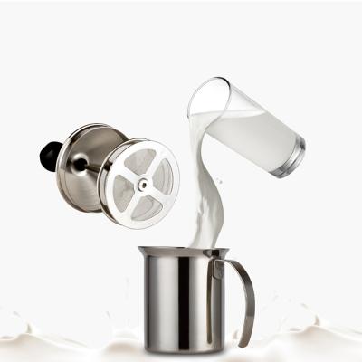 China Sustainable Handheld Stainless Steel Milk Foamer Frother Parts Eco - Friendly Mini Milk Frother for sale