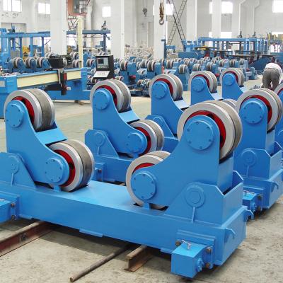 China Building Material Stores Adjustable Self Pipe Spinning Rolls Welding Rotator 10t For Tank Rolls for sale