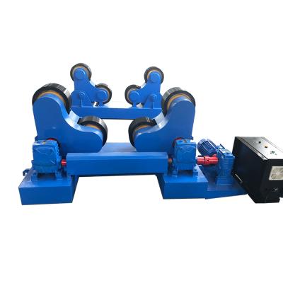 China Building Material Stores Zhouxiang 4 Rollers 60t Self Rotator Tank Aligning Welding Rotating Rolls for sale