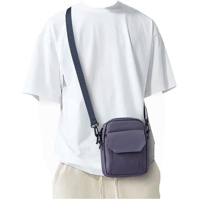 China Hot Sale Shoulder Mini Crossbody Chest Bag Casual Messenger Bag Sling Phone Bag Custom Logo PU Sports Small for sale