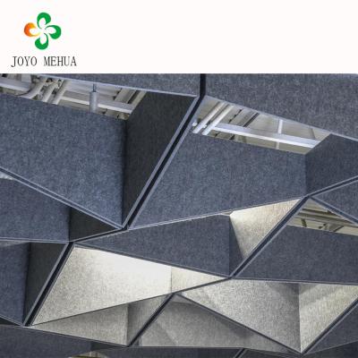 China Newest Sound Absorption Panels Highly Effective Soundproofing Fire Proof Fabric Self Adhesive Sound Absorption Sound Insulation for sale