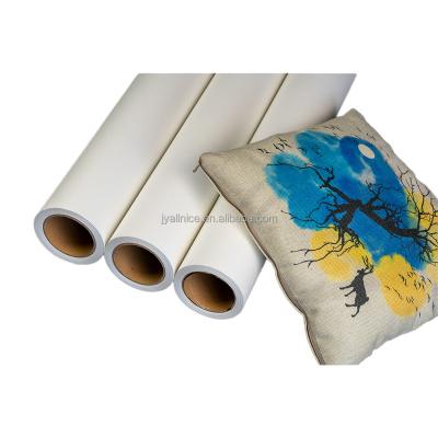 China Textiles Wholesale Quick Dry Dye Sublimation 100gsm 120gsm Sublimation Transfer Paper Roll For Textile Polyester Fabric for sale