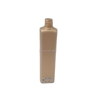 China Cosmetic Cheaper Price 240ml Empty PET Plastic Square Bottle For Liquid Soap for sale