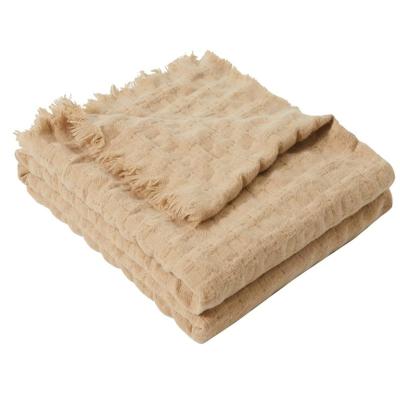 China Inyahome Outdoor Waffle Weave Wearable Throw Covers Nordic Luxury Knitted Bohemian Chic Blankets for Bed, Sofa, Chair Cozy Home for sale