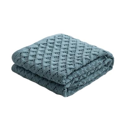 China Inyahome Farmhouse Portable Decorative Turkish Textured Blanket Autumn Cozy Breathable Blanket For Bed Sofa Couch Car Chair Plaids for sale