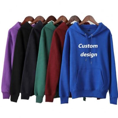 China Wholesale Free Custom Anti-Wrinkle Cotton High Quality Custom Plain Pullover Men's 100% Hoodie for sale