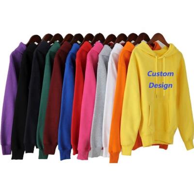 China Custom Made 100% Cotton Hoodie Anti-Wrinkle Embroidery Sweater Wholesale High Quality Mens Sweatshirts for sale