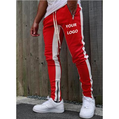 China Custom Logo Mens Slim Fit Sweatpants High Quality Slim Fit Anti-Wrinkle Jogger Cotton Sweatpants Custom Seller for sale